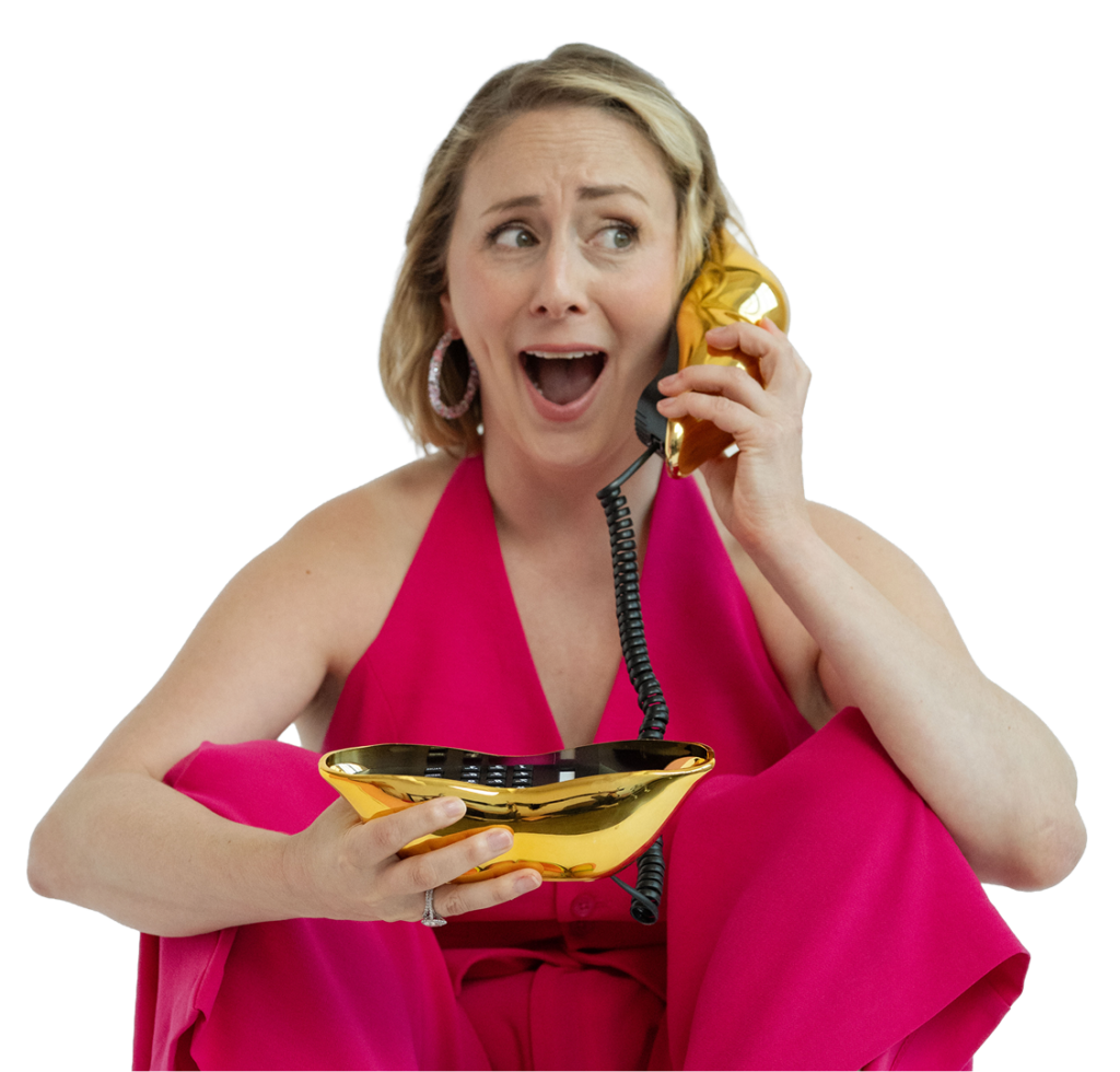 Alissa on the phone