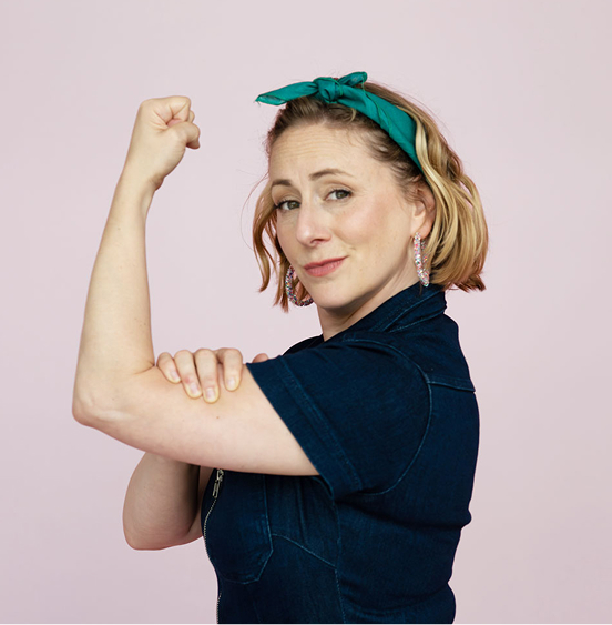 Alissa as Rosie the Riveter